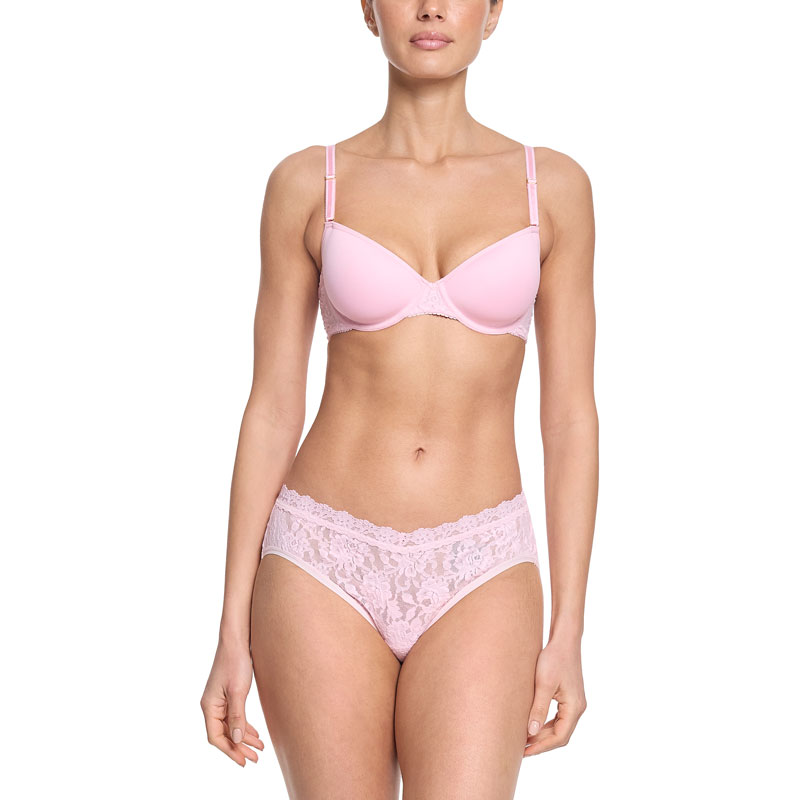 シグニチャー レース Tーシャツ ブラ (ブリスピンク)