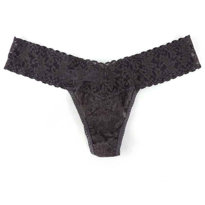 シグニチャー レース ロー ライズ タンガ (グラナイト)