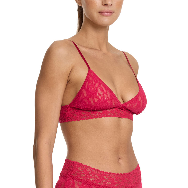 シグニチャー レース パッド ブラジャー (ビート ジュース)