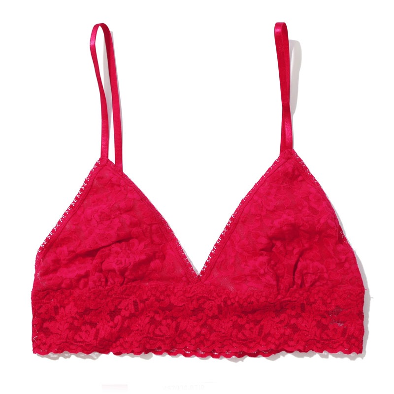 シグニチャー レース パッド ブラジャー (ビート ジュース)