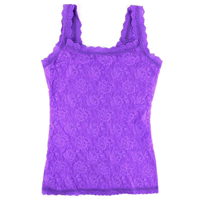 シグニチャー レース クラシック キャミソール (ヴィヴィッドヴァイオレット)
