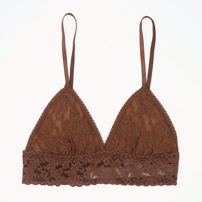 シグニチャー レース パッド ブラジャー (マキアート)
