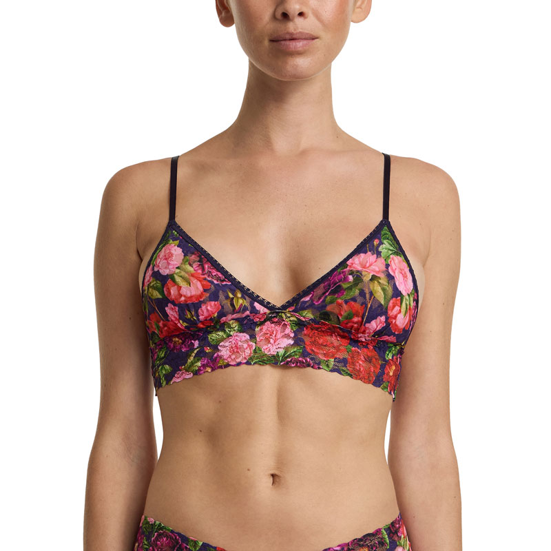 プリンテッド シグニチャー レース パッド ブラジャー (ウィンターズ テイル)