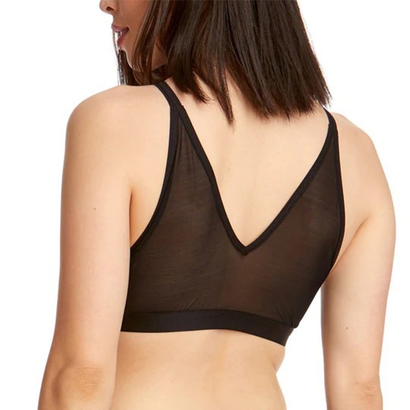 ウヴェール メッシュ ブラジャー (ブラック)