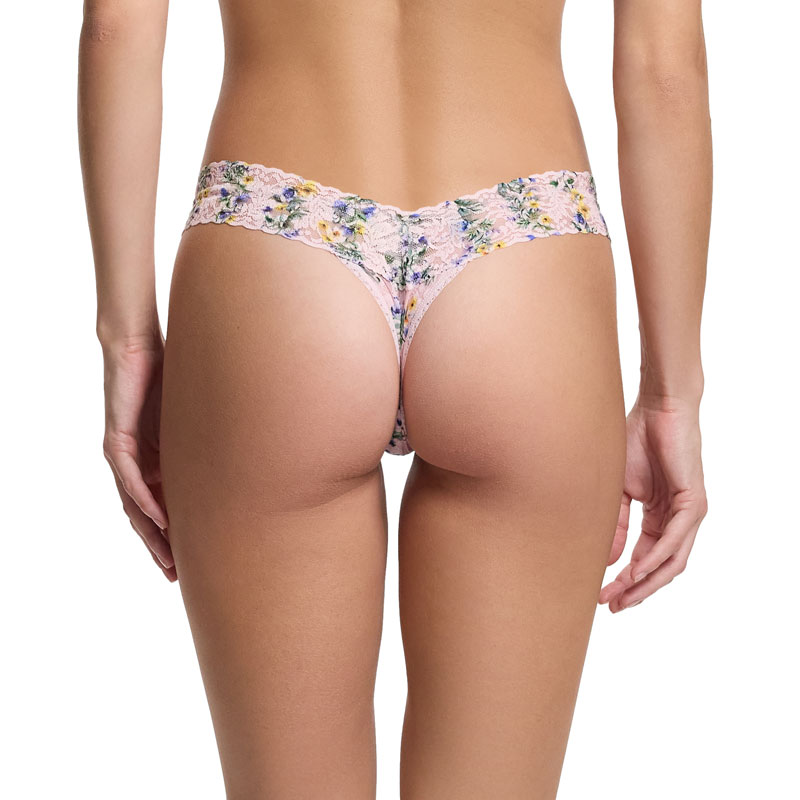 プリンテッド シグニチャー レース ロー ライズ タンガ (エアルーム)