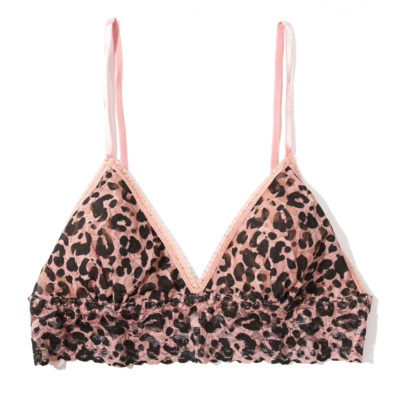 プリンテッド シグニチャー レース パッド ブラジャー (ウォーク オン ザ ワイルド サイド)