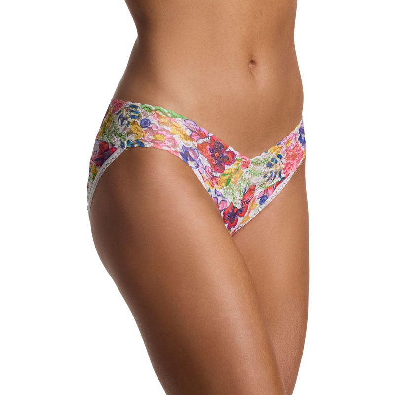 プリンテッド シグニチャー レース Ｖーキニ (アドーンド)