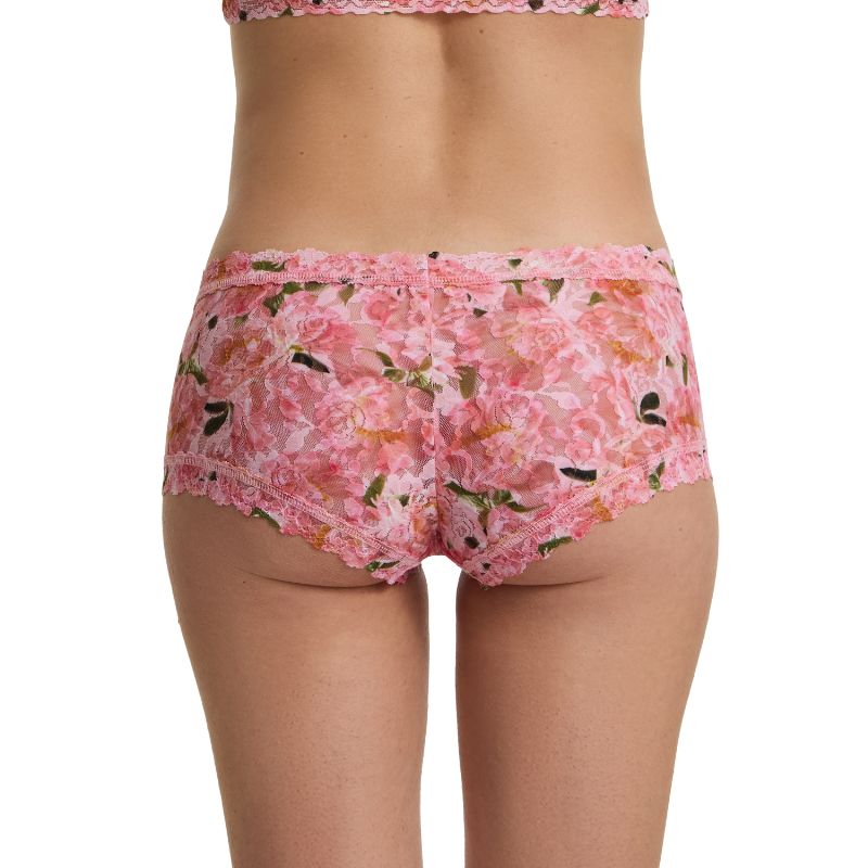 プリンテッド シグニチャー レース ボーイショーツ (ダンシング ペタルズ)