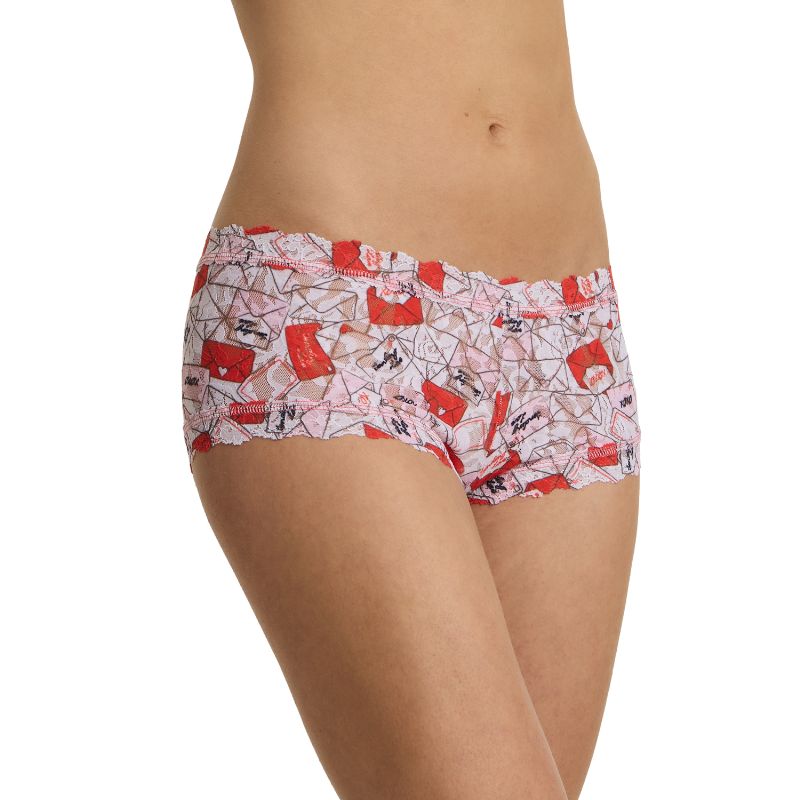 プリンテッド シグニチャー レース ボーイショーツ (ウィズ ラブ)