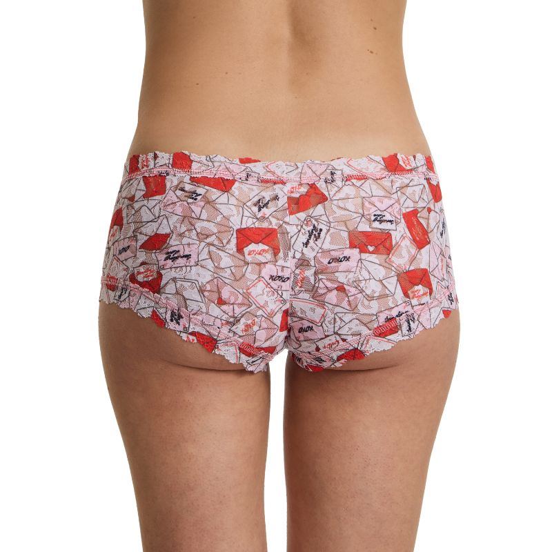 プリンテッド シグニチャー レース ボーイショーツ (ウィズ ラブ)