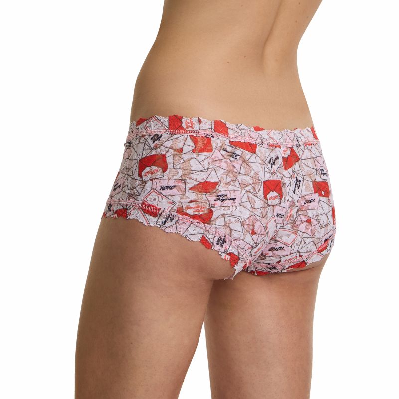 プリンテッド シグニチャー レース ボーイショーツ (ウィズ ラブ)