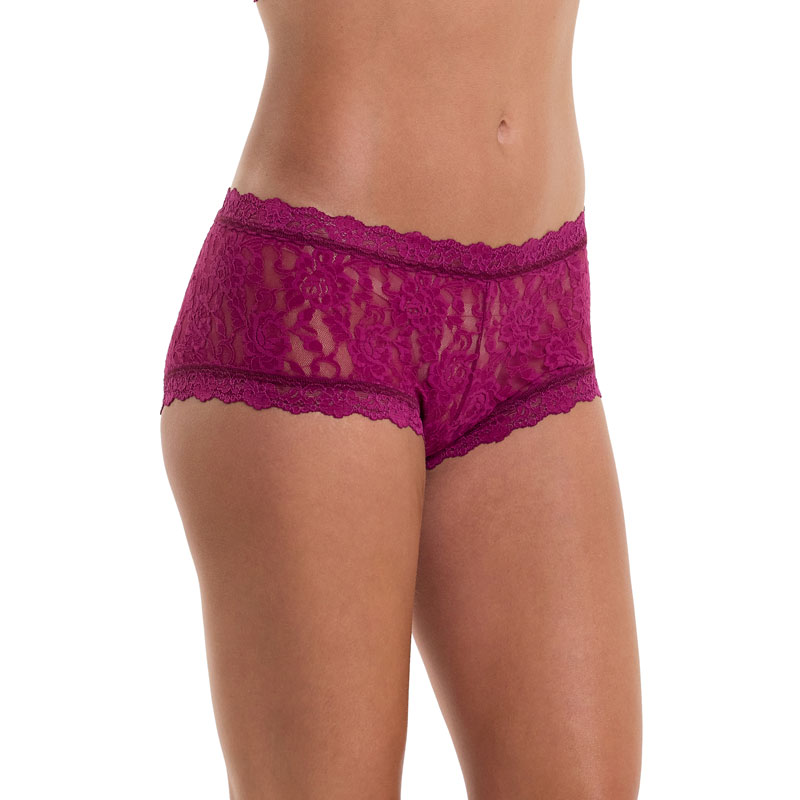 シグニチャー レース ボーイショーツ (シュガー プラム)