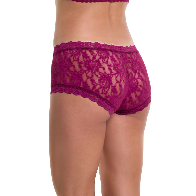 シグニチャー レース ボーイショーツ (シュガー プラム)
