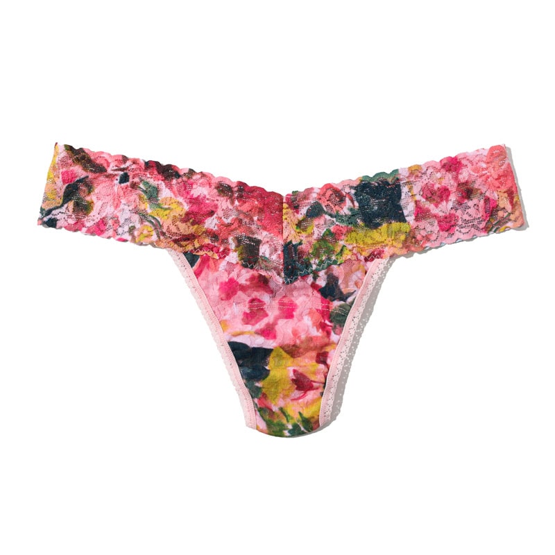 プリンテッド シグニチャー レース ロー ライズ タンガ (マスターピース)