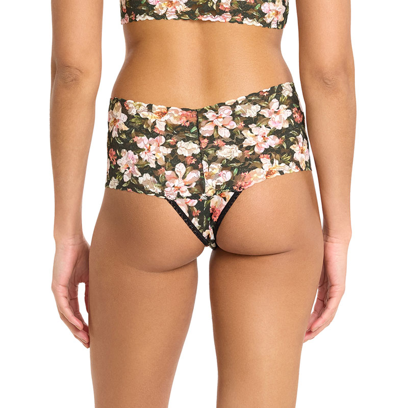 プリンテッド レトロ タンガ (ダークルーム ブルームス)