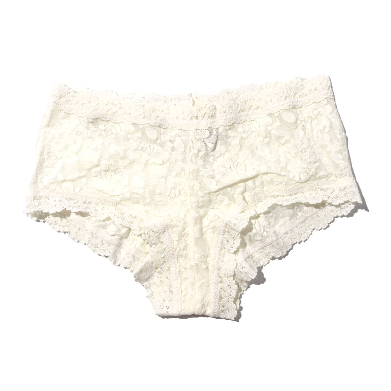 シグニチャー レース ボーイショーツ (マシュマロ)