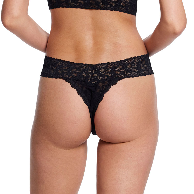 シグニチャー レース リークプルーフ オリジナル ライズ タンガ (ブラック)