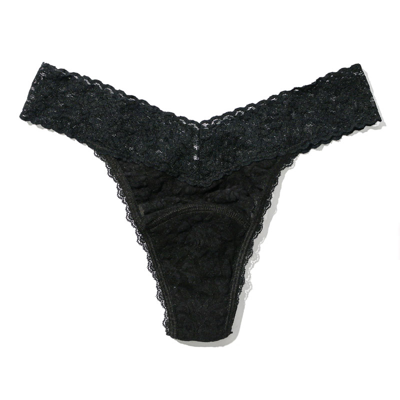 シグニチャー レース リークプルーフ オリジナル ライズ タンガ (ブラック)