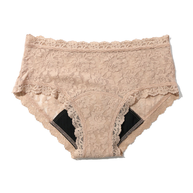 シグニチャー レース リークプルーフ ボーイショーツ (チャイ)