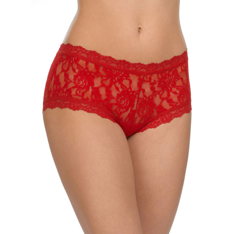 シグニチャー レース ボーイショーツ (レッド)
