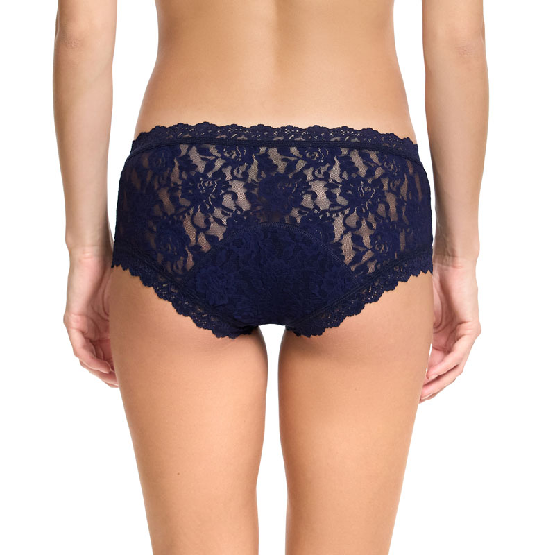 シグニチャー レース リークプルーフ ボーイショーツ (ネイビー)