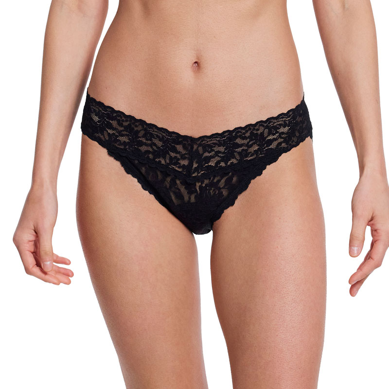 シグニチャー レース リークプルーフ Ｖーキニ (ブラック)