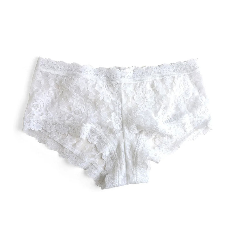 シグニチャー レース ボーイショーツ (ホワイト)