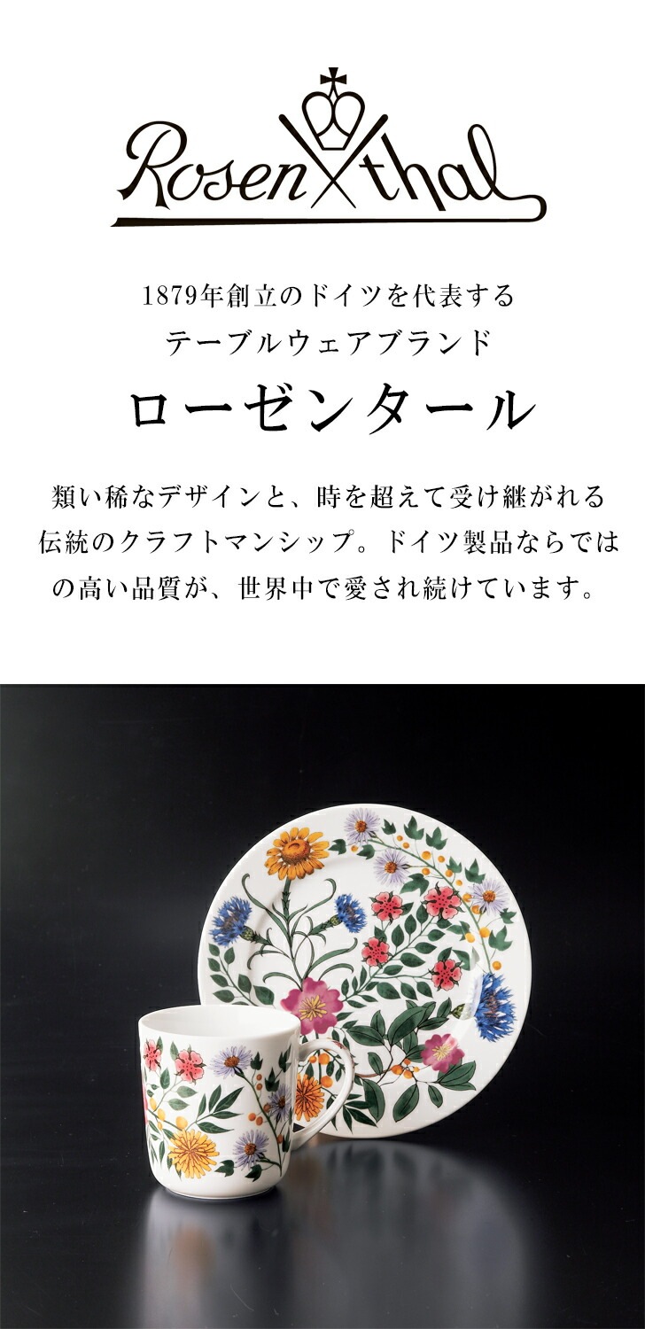 ローゼンタールマジックガーデン・ブロッサム プレートペア SE5