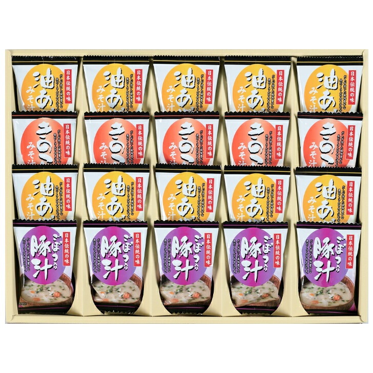 フリーズドライ「お味噌汁3種の味詰合せ」 AM5-16-6 内祝 香典返し