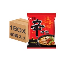 農心 辛ラーメン 1Box （120gX40袋） ※関東/信越/北陸/中部以外地域は追加送料が発生します。
