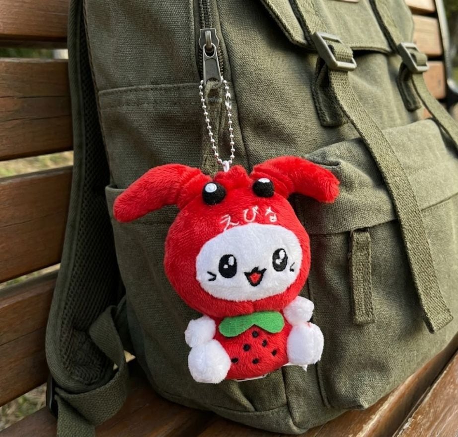 【NEW】小さくてかわいい！海老名市イメージキャラクター「えび～にゃ」のぬいぐるみマスコット