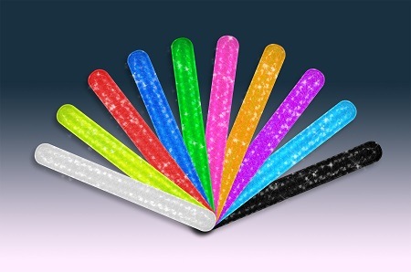 【NEW】　HOWA キラキラ反射リストバンド　お子様にも安心な角丸設計　全10色