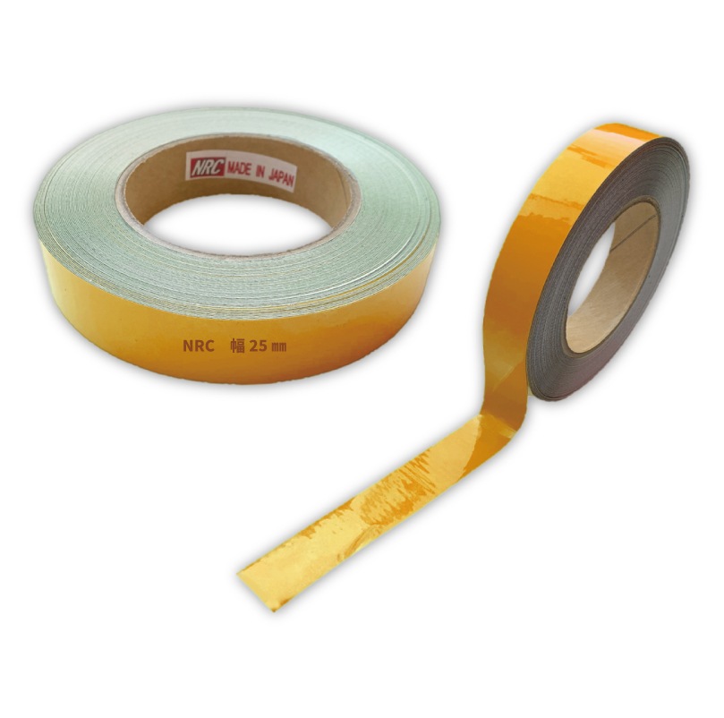 【プライマー不要】コンクリート用反射テープ　NRC3800Cシリーズ　幅25mm×長さ1Mから　全4色