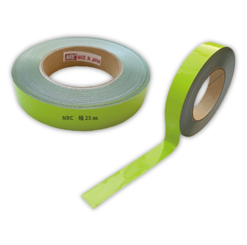 【プライマー不要】コンクリート用反射テープ　NRC3800Cシリーズ　幅25mm×長さ1Mから　全4色