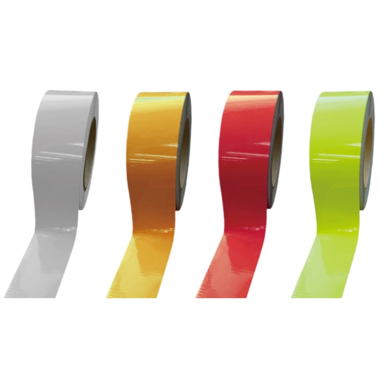 【幅50mmタイプ】プライマー不要!コンクリート用反射テープ NRC3800Cシリーズ 幅50mm×長さ1Mから 全4色