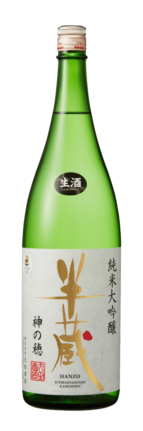 半蔵 純米大吟醸 神の穂 生原酒 1.8L(要冷蔵) | 伊賀の地酒 半蔵