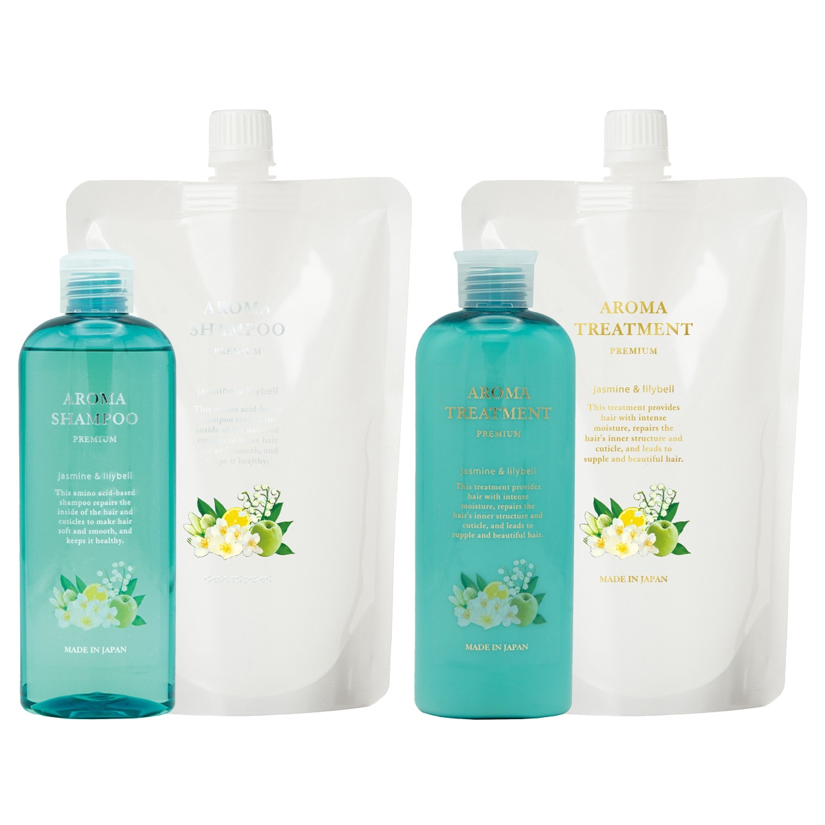プレミアム アロマシャンプー/トリートメント ジャスミン&リリーベル