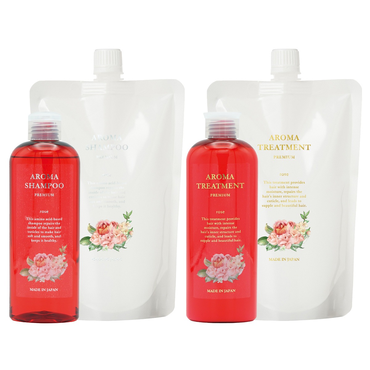 プレミアム アロマシャンプー/トリートメント ローズ