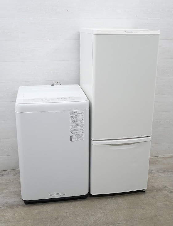 Panasonic製/19年,21年式/168L,5kg/中古家電2点セット | 家電セット,2
