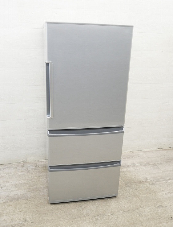 アクア製3ドア/2017年式/272L/ノンフロン冷蔵冷凍庫/AQR-271F(S)-1