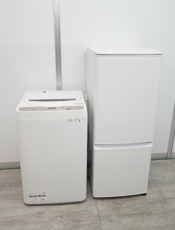 MITSUBISHI 荒 高年式 冷蔵庫 146L 2021年製 生活家電 E053