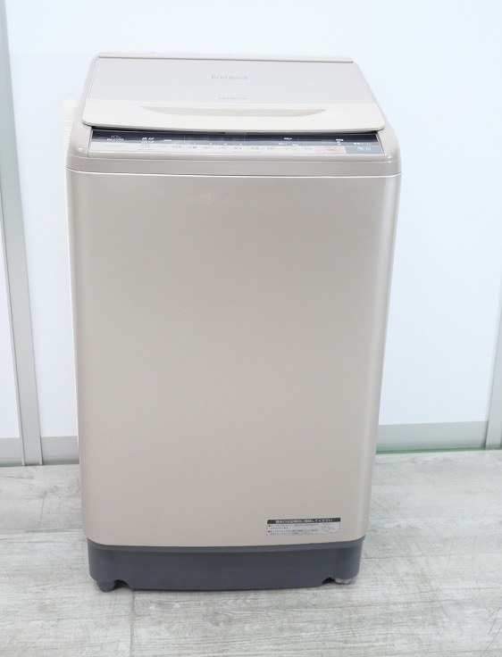 日立製/2017年式/10kg/全自動洗濯機/BW-V100A | 中古洗濯機,8kg 