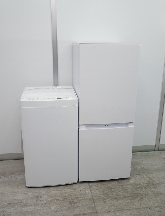 Haier製/22年,23年式/140L,5.5kg/中古家電2点セット | 家電セット