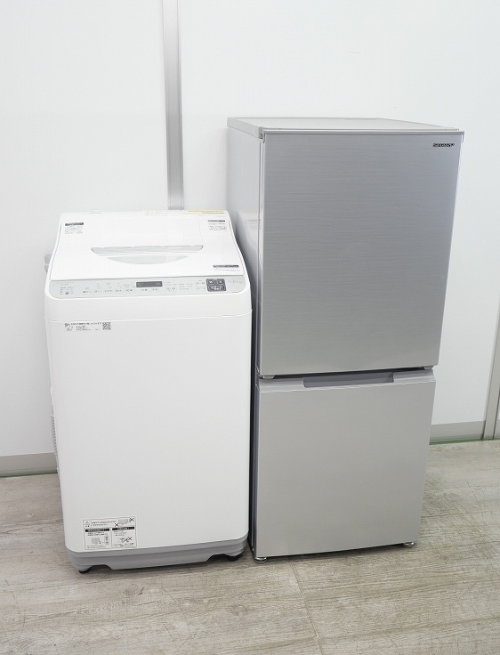 家電2点セット SHARP 2019年製 冷蔵庫 SHARP 2021年製洗濯機 洗濯機 冷蔵庫 シャープ 家電2点セット 【公式通販】