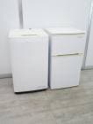 ヤマダ製,Hisense製/17年,22年式/90L,5.5kg/中古家電2点セット|2点セット|家電セット