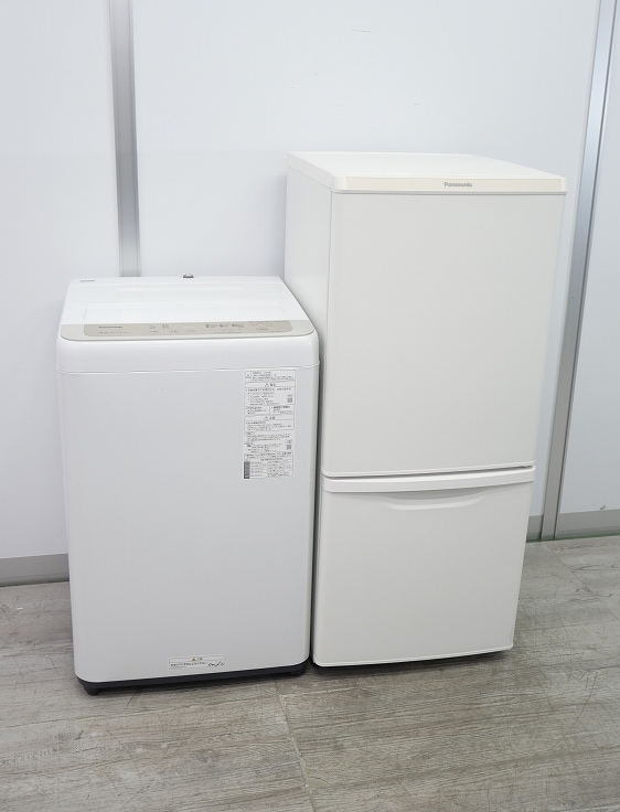 パナソニック 2019年製家電2点セット 冷蔵庫138L/洗濯機5.0㎏ 自社配送