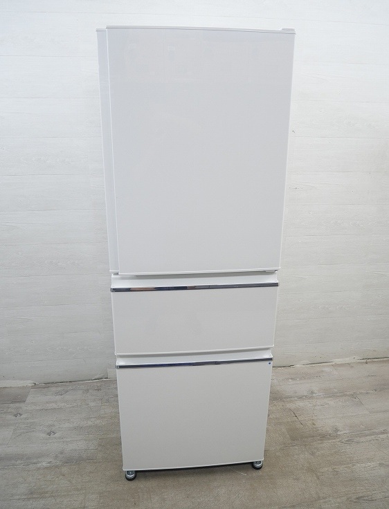 三菱 3ドア冷蔵庫 330L MR-CX33A-W1 B22-03