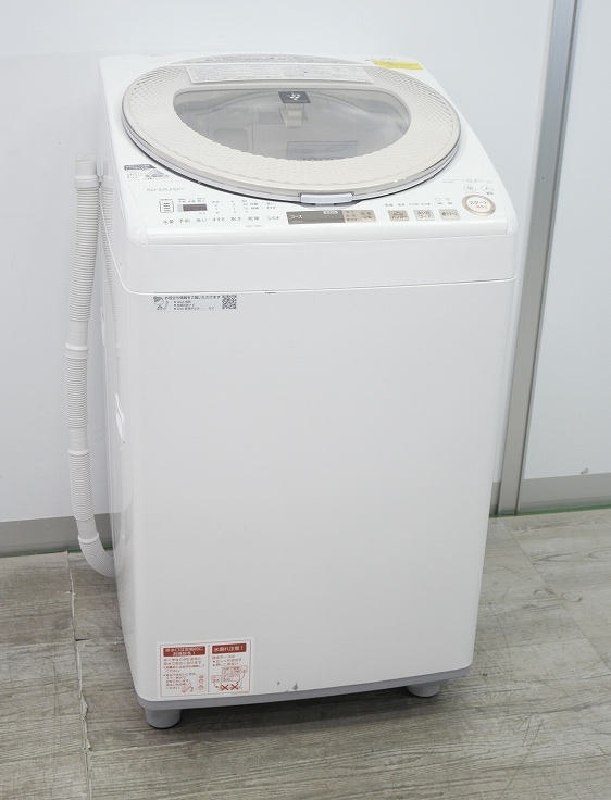 69設置まで対応 SHARP　人気モデル　洗濯機　9㌔ SHARP 9.0/4.5kg洗濯乾燥機 ES-TX9A 2020年製 シャープ