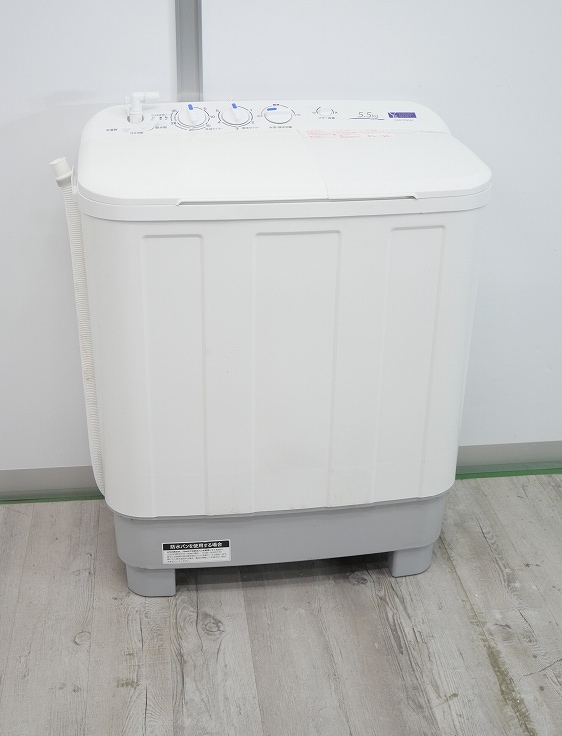 ヤマダ製/2022年式/5.5kg/二槽式電気洗濯機/YWM-TD55G2 | 中古