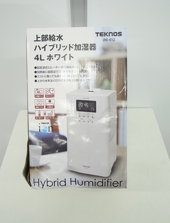未使用品】テクノス製/ハイブリッド加湿器/JHI-412 | 季節家電,冬物